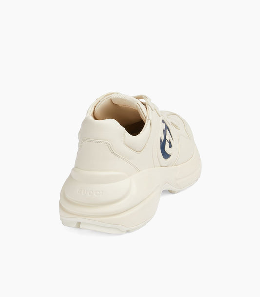 Gucci Rhython Leather Low-Top Sneakers