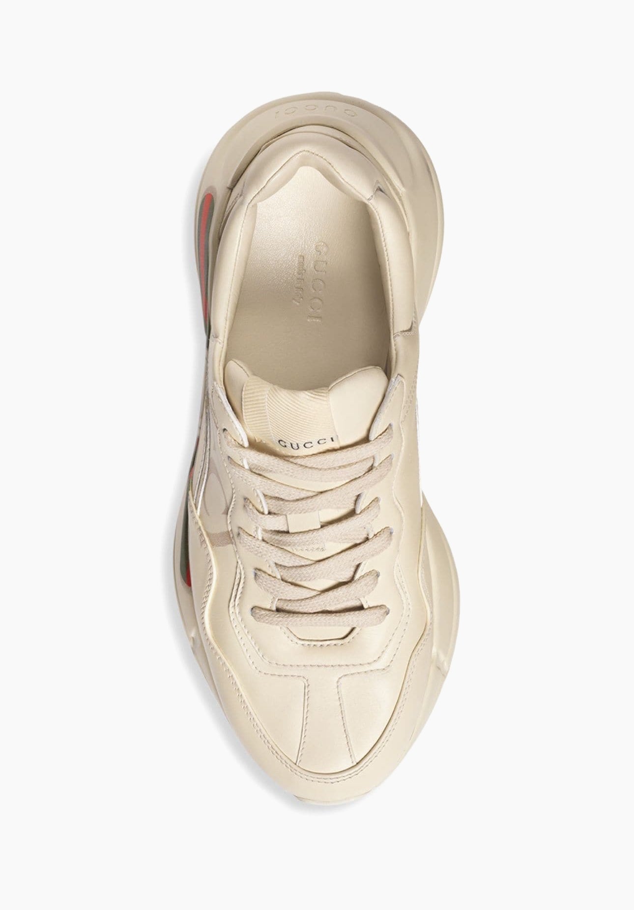 Gucci Rhython Leather Low-Top Sneakers