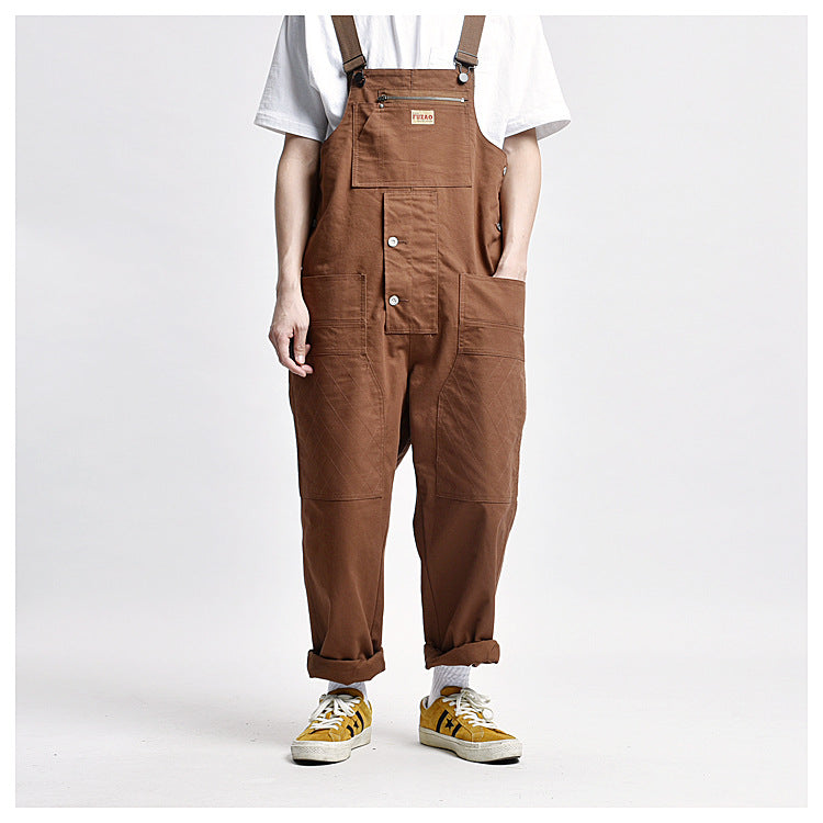 Street Tooling Fashion Brand Jumpsuit Suspender Overalls Trousers