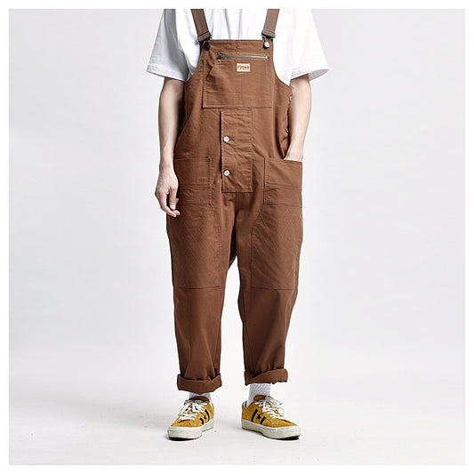 Street Tooling Fashion Brand Jumpsuit Suspender Overalls Trousers